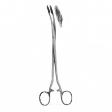 Sponge & Dessing Forceps Curved 21cm