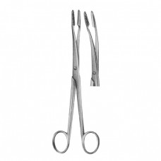 Sponge & Dessing Forceps Curved Without Ratchet 20cm